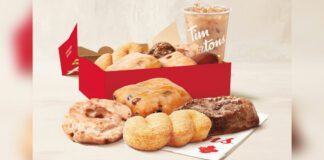 Tim Hortons retro doughnuts: the Walnut Crunch, Dutchie, Blueberry Sour Cream and Sugar Twist