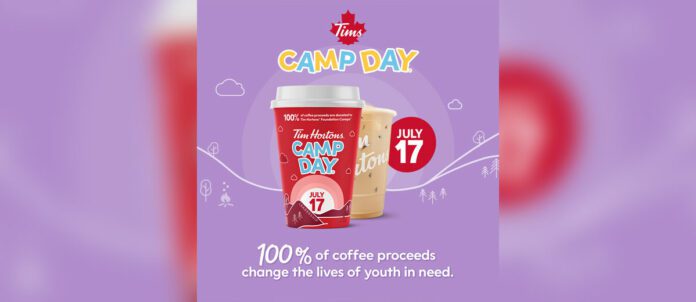 Tim Hortons Camp Day is Back on July 17 - Foodservice and Hospitality ...